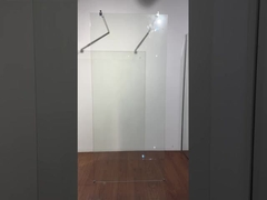 8mm 600x2000mm Στροφική οθόνη μπάνιου Επυκνωμένο γυαλί ασφαλείας