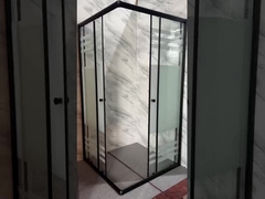 Προσαρμόσιμα τετραγωνικά ντους με παγωμένο γυαλί εκτύπωσης για μοντέρνα